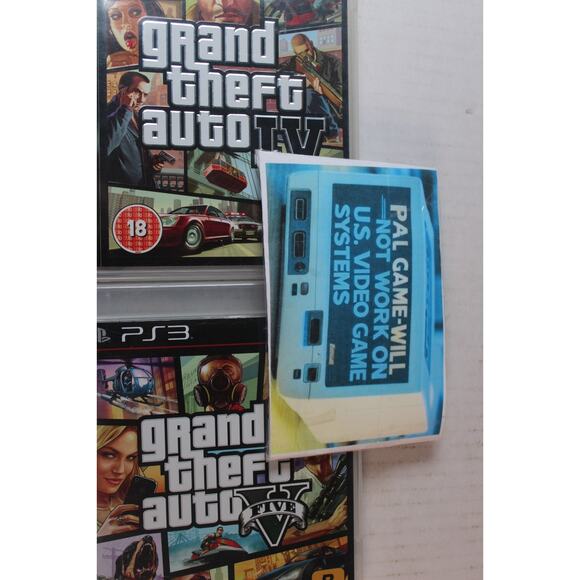 2 games: Grand Theft Auto IV + V (Sony PS3) PAL (Not for U.S. Consoles) - Picture 4 of 11